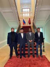 Встреча руководства ДУМАЧР с дипломатами Катара в Москве